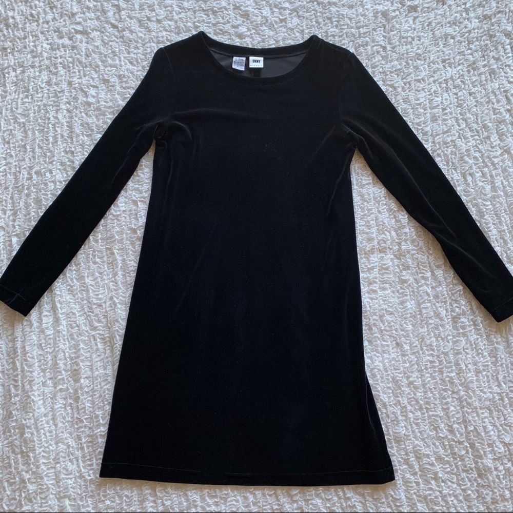 Black DKNY Dress - Velvet